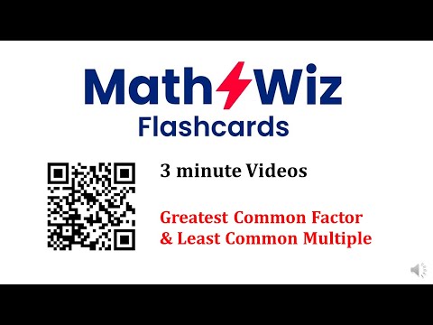 Greatest Common Factor & Least Common Multiple