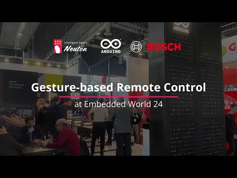 Gesture-based Remote Control with Arduino & Bosch Sensortec at EW24!
