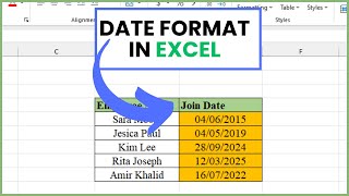 Excel Date Formatting | Change Date Format in Excel