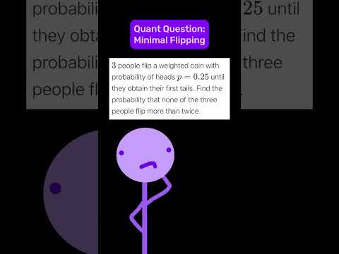 Quant Interview Question - Minimal Flipping  #maths #interviewquestions #quant #quanteducation
