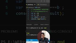 JavaScript Operators Explained in 1 Minute! ⏱️🤯 #CodingIn60Seconds #FrontendDeveloper #coding