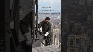 Historic Footage Colourised: Building New York’s Skyline #historyincolor #nychistory #colorizedphoto