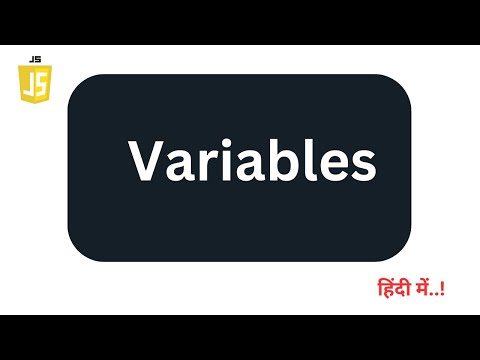 Variables in Javascript | #3