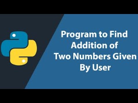 Adding Two Numbers in Python!!