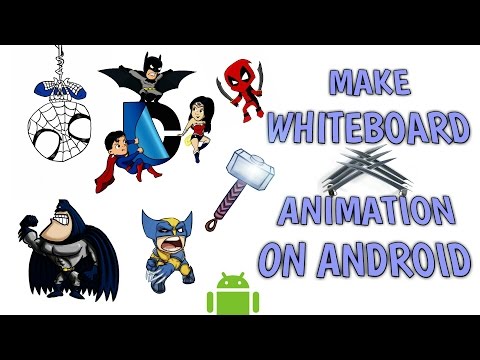 How to create a Whiteboard animation on android