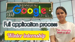 How to Apply for Google Winter Internship 2025 | Step-by-Step Guide 💻