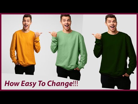 How Easy to Change clothes color in Photoshop