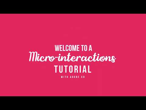 Simple Micro-interactions with Adobe XD