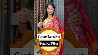 Kurta set under Budget #youtubeshorts #summerlifestyle #viralunboxing