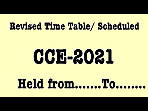 CCE-2021 (Revised Schedule) @SindhPublicServiceCommission