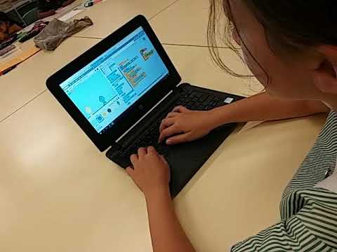 Having fun with creating our own games using Scratch programming