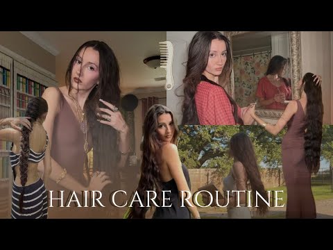hair care routine || growing & maintaining 3ft of hair