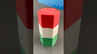 #asmr Kinetic Sand Italy Colors Hexagone Satisfaction And Relaxing Rare Shapes Sand Experience