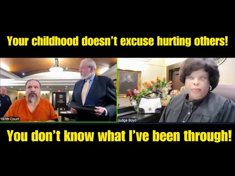Judge Boyd EXPLODES: Man Blames His Childhood for Abuse!
