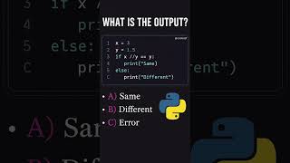 What is the output? 🤯 | Python Quiz  #shorts #youtubeshorts #python #coding #whatistheoutput