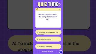C# Coding Quiz | Basic | Interview Questions  #coding #animation #quiz #dotnet #csharp #basic #tips