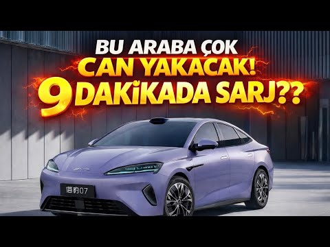 9 DAKİKADA SARJ MI? BU ARABA HERKESİ ŞOKE ETTİ...