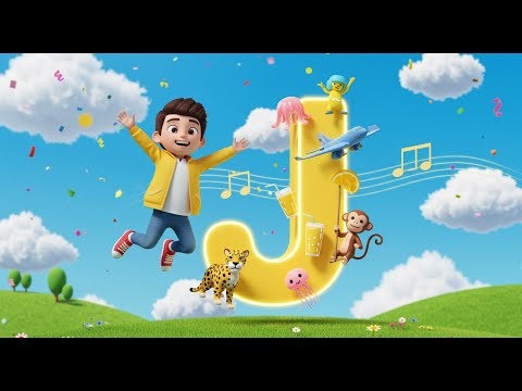 🎵The Letter J Song and children's lullabies, Learn The Alphabet #kids learning song #KidsMusic