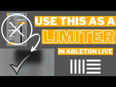 Use This In Ableton Live As A Limiter | Ableton Live 11 | Ableton Limiter | Ableton 11 Tutorial