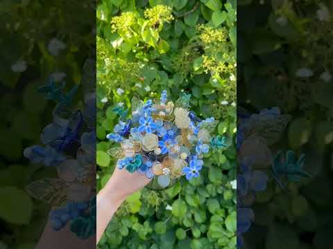 Glass Flower Bouquet