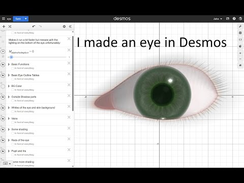 Making an Eye in Desmos