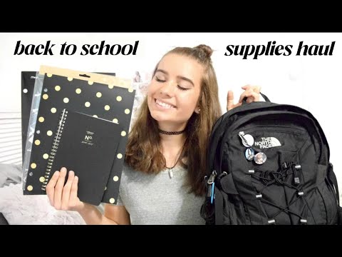 back to school supplies haul 2016