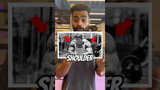 I TRIED Arnold shoulder and tricep workout ✅🔥 #fitnessshorts #fitnessvlog
