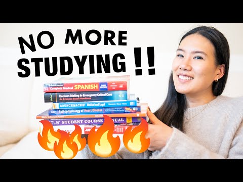 finally done studying...