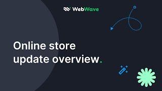 New online store features | WebWave update