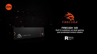 Seagate FireCuda 530 2TB PCIe 4.0 x4 NVMe SSD | Ultra-Fast Storage with Heatsink