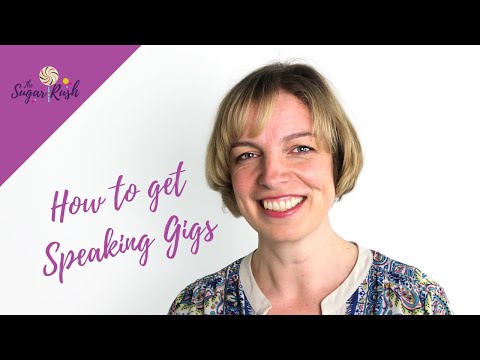 How to get events speaking gigs - Sugar Rush LIVE by Nicole Osborne