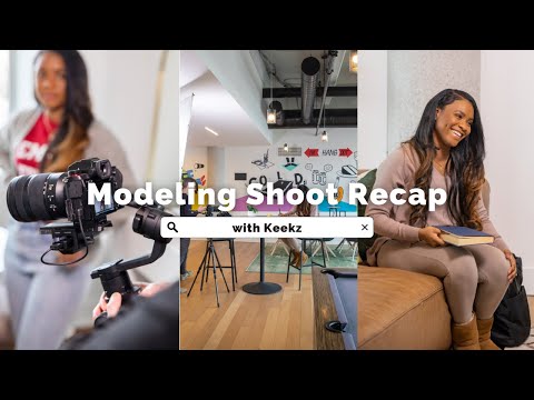 WE WERE HIRED TO MODEL! Modeling Shoot Recap w/ Keekz