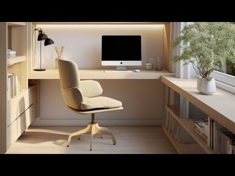 Home Office Ideas In Neutral Colours