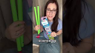 This giant bubble kit is so cool and unique too!! #bubbles #giantbubbles #bubblekit #bubble