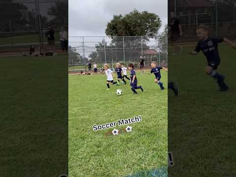 Soccer game (under 5 years old) #soccer #sports #kids #4yearold #learning