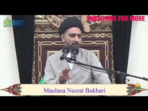 Media ka kirdaar by Maulana Nusrat Bukhari sahab