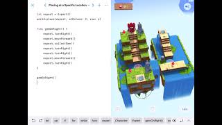 Placing at a Specific Location - Swift Playgrounds Learn to Code 2 with Explanation