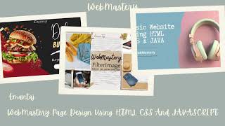 WebMastery Page Design Using HTML CSS And JAVASCRIPT