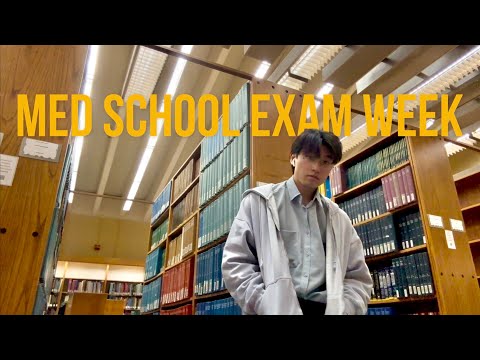 how to study in med school | first week of exams vlog as a Korean Albany Medical College student