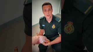 Proper technique for baby chest thrusts explained #chokingbaby