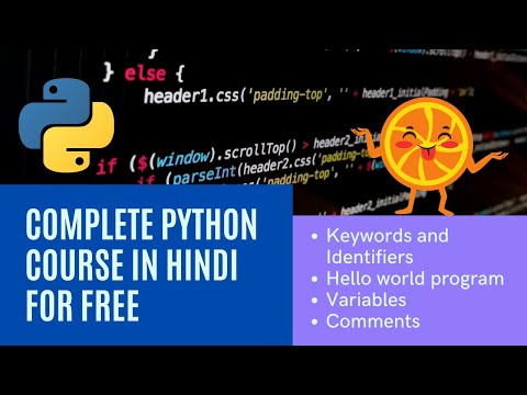 Complete Python Course In Hindi | Basic To Advance | With 20 Python Projects | Part 1