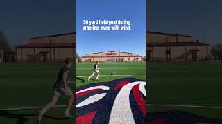 Tucker Love | Class of 2029 | 50 Yard Practice Field Goal