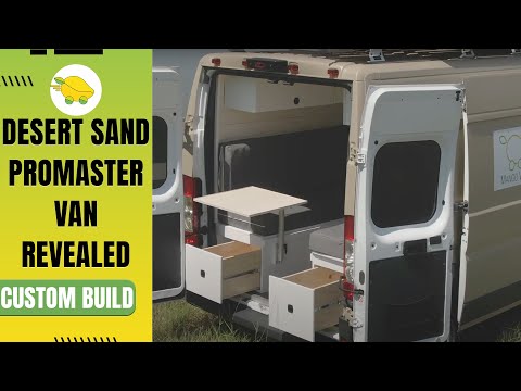 Custom Build Desert Sand ProMaster Van Revealed  |  Mango Vans