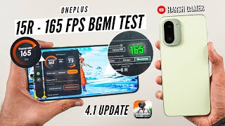 OnePlus 15R - 165 FPS Bgmi Test, Heating & Battery Test | SD 8 Gen 5 🔥