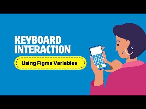 Figma Variables: Realistic keyboard interaction