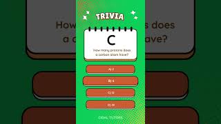 Chemistry Trivia Carbon #igcse #chemistry #science #trivia #quiz #learnwithme #quizzes #study  #exam