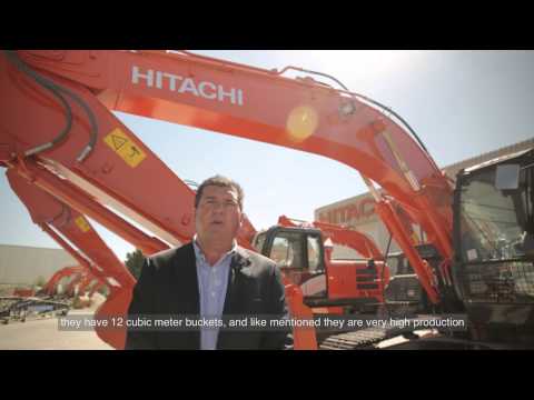 Hitachi EX1900-6 at the New Doha Port - Solution (English)