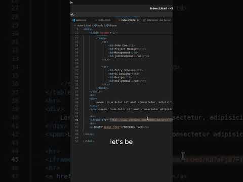 How to embed YouTube video in HTML | Tech With Tea #coding #programming
