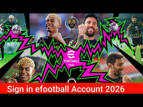 How To Sign in efootball Account 2025 || Login efootball || Register Konami ID efootball mobile