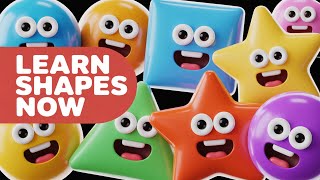 The FUN Way to Learn 6 Shapes for Kids | Sing Along Shapes Song | Shapes Rhyme for Kids